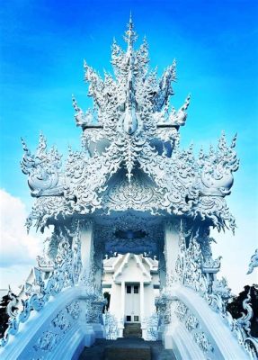  Wat Rong Khun: Een Glitterly Betoverend Kunstwerk Met Mystieke Elementen!